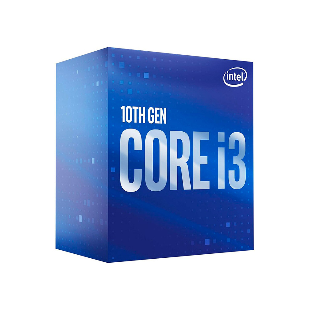 Procesador Intel  Core i3-10100F , (Sin Gráficos Requiere Tarjeta de Vídeo) , S-LGA 1200, 3.60GHz , 4 Núcleos, 6MB Caché (10ma Generación - Comet Lake)