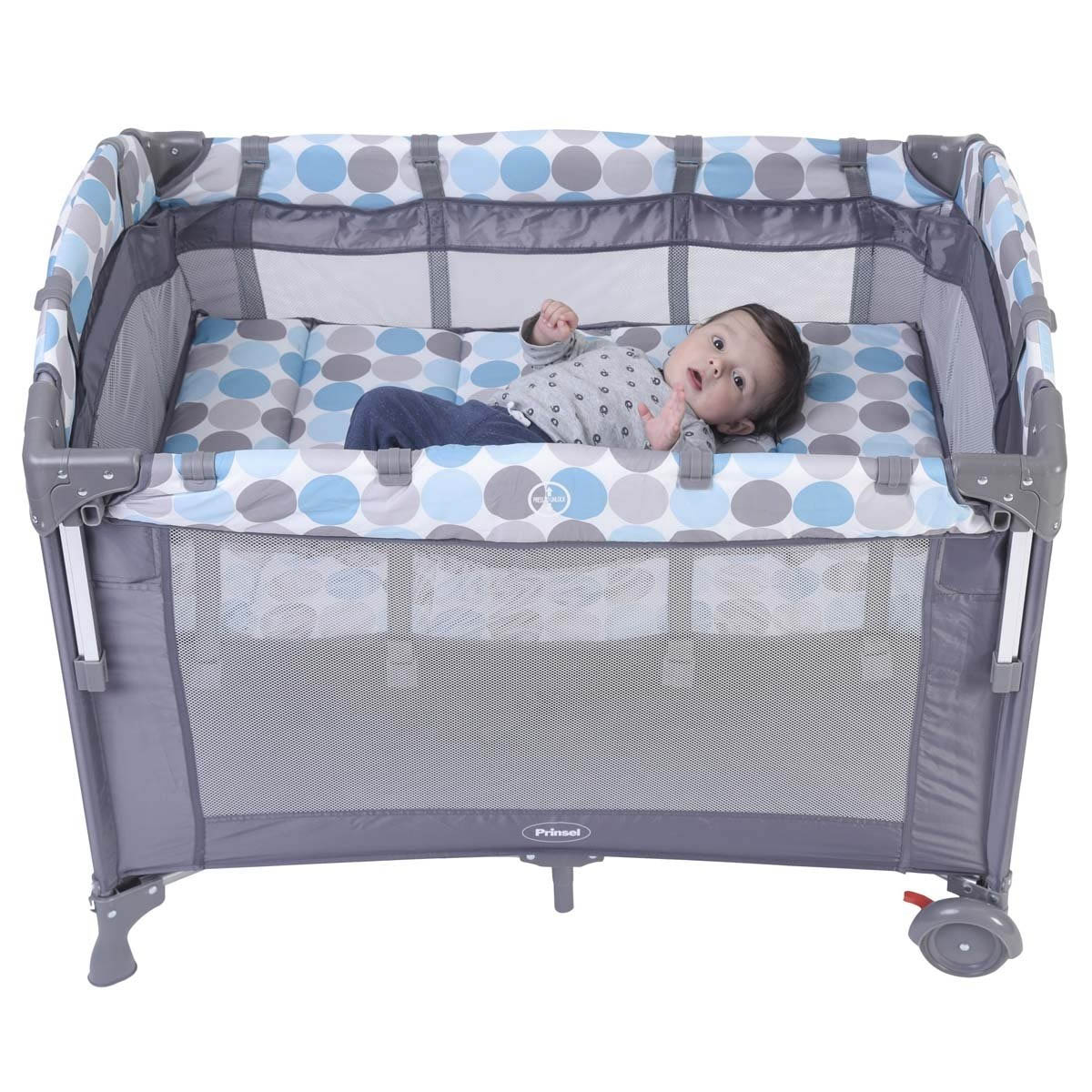 Cuna Prinsel Baby Colecho Gris.