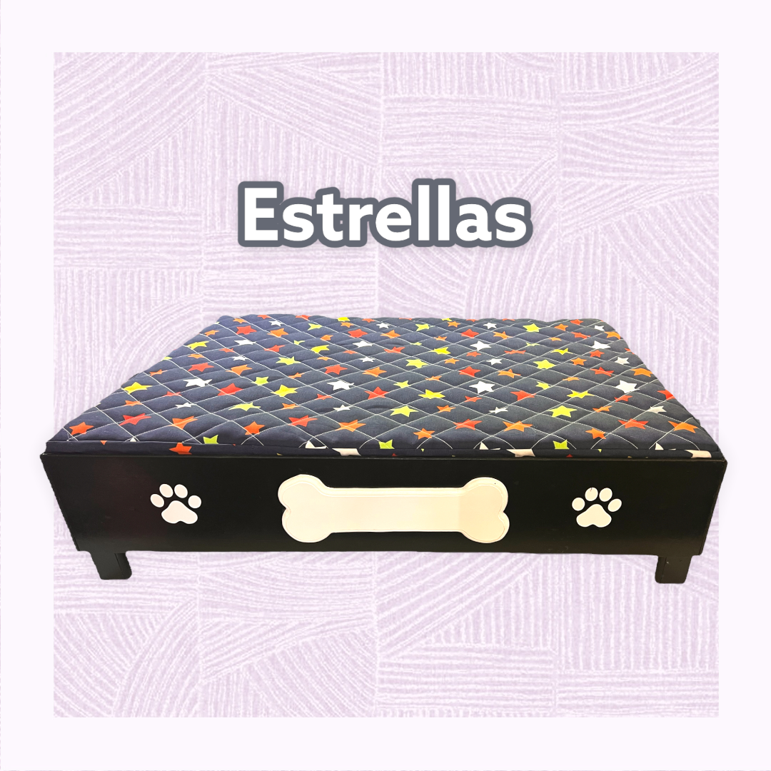 Cama de Madera Para Perro Mediano Modelo Box