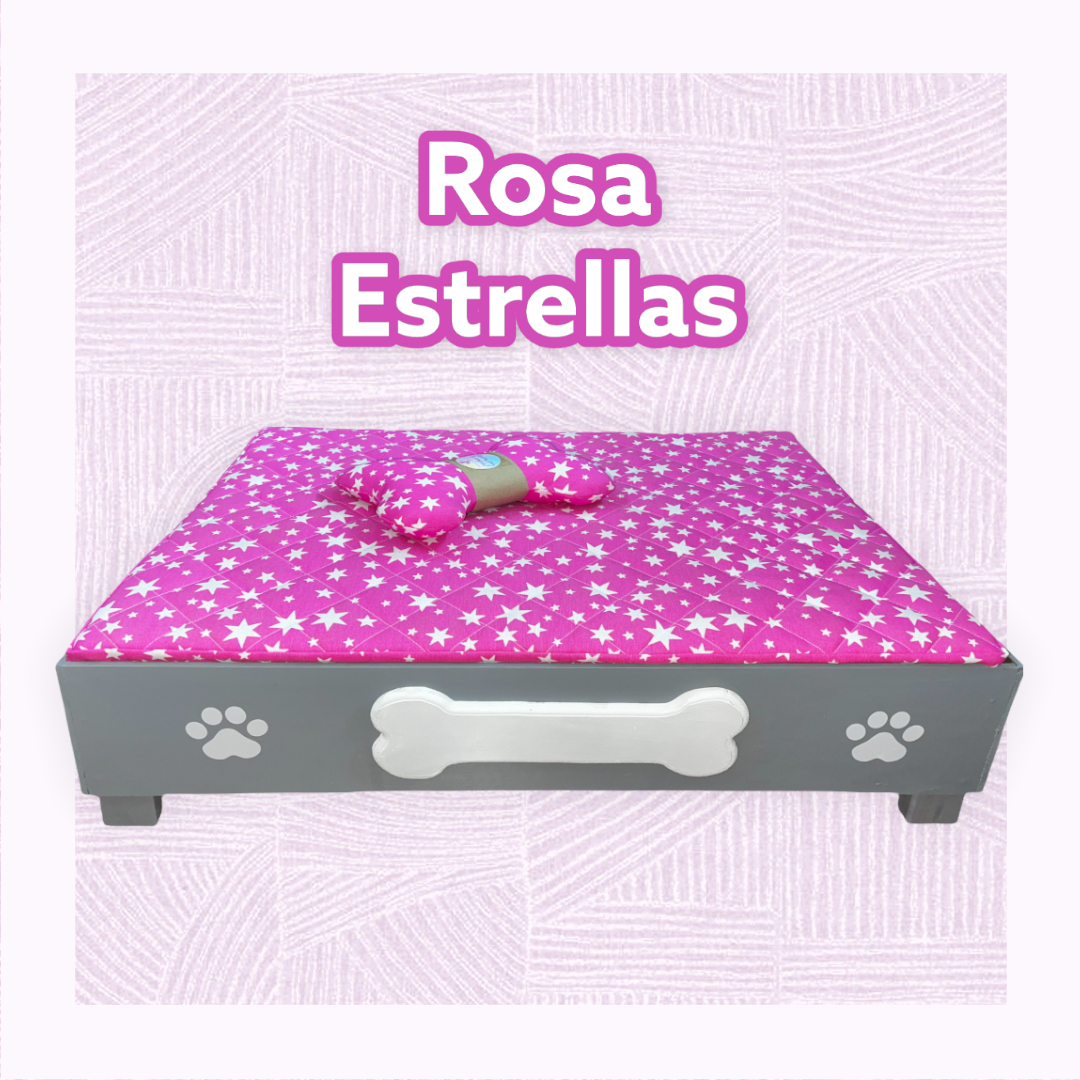Cama de Madera Para Perro Mediano Modelo Box