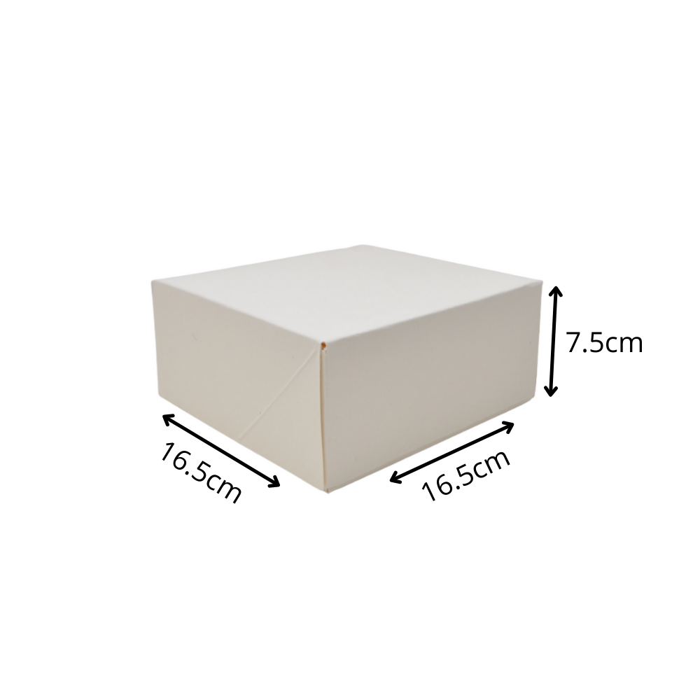 Caja Blanca Mate para Cupcakes - 4 Cavidades, 30 Piezas