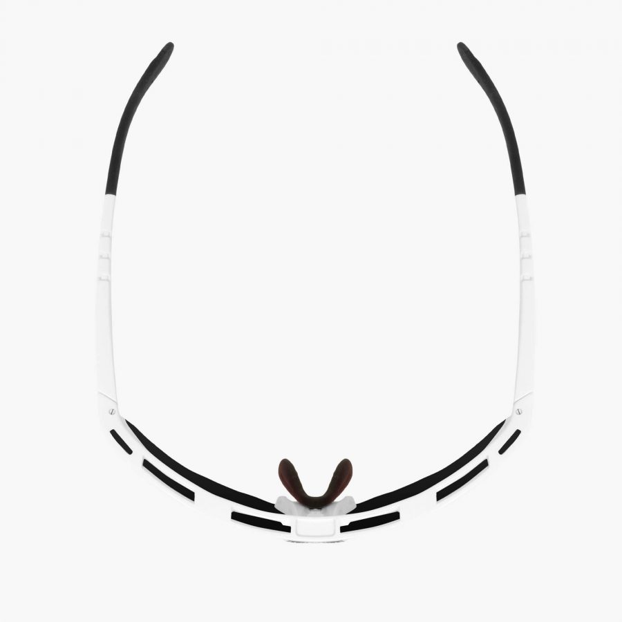 Lentes Scicon Aeroshade Kunken Gafa Deportiva Ciclismo Blanco / Lente Plateado Unitalla Varilla Blanca