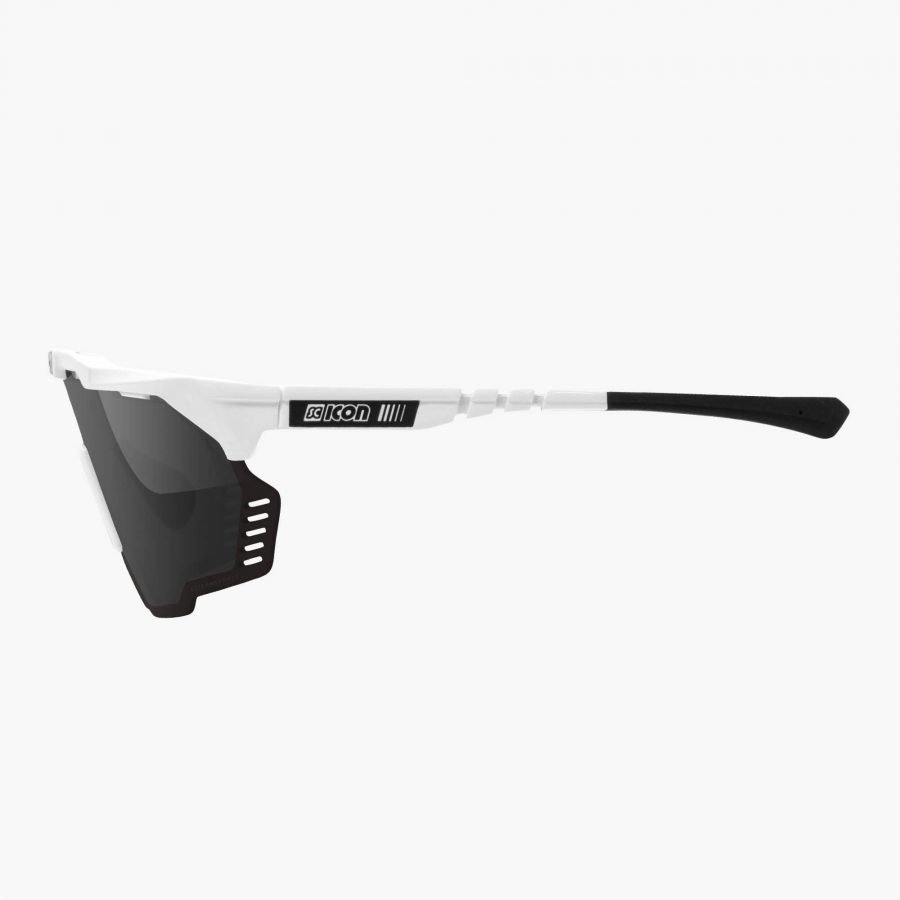 Lentes Scicon Aeroshade Kunken Gafa Deportiva Ciclismo Blanco / Lente Plateado Unitalla Varilla Blanca