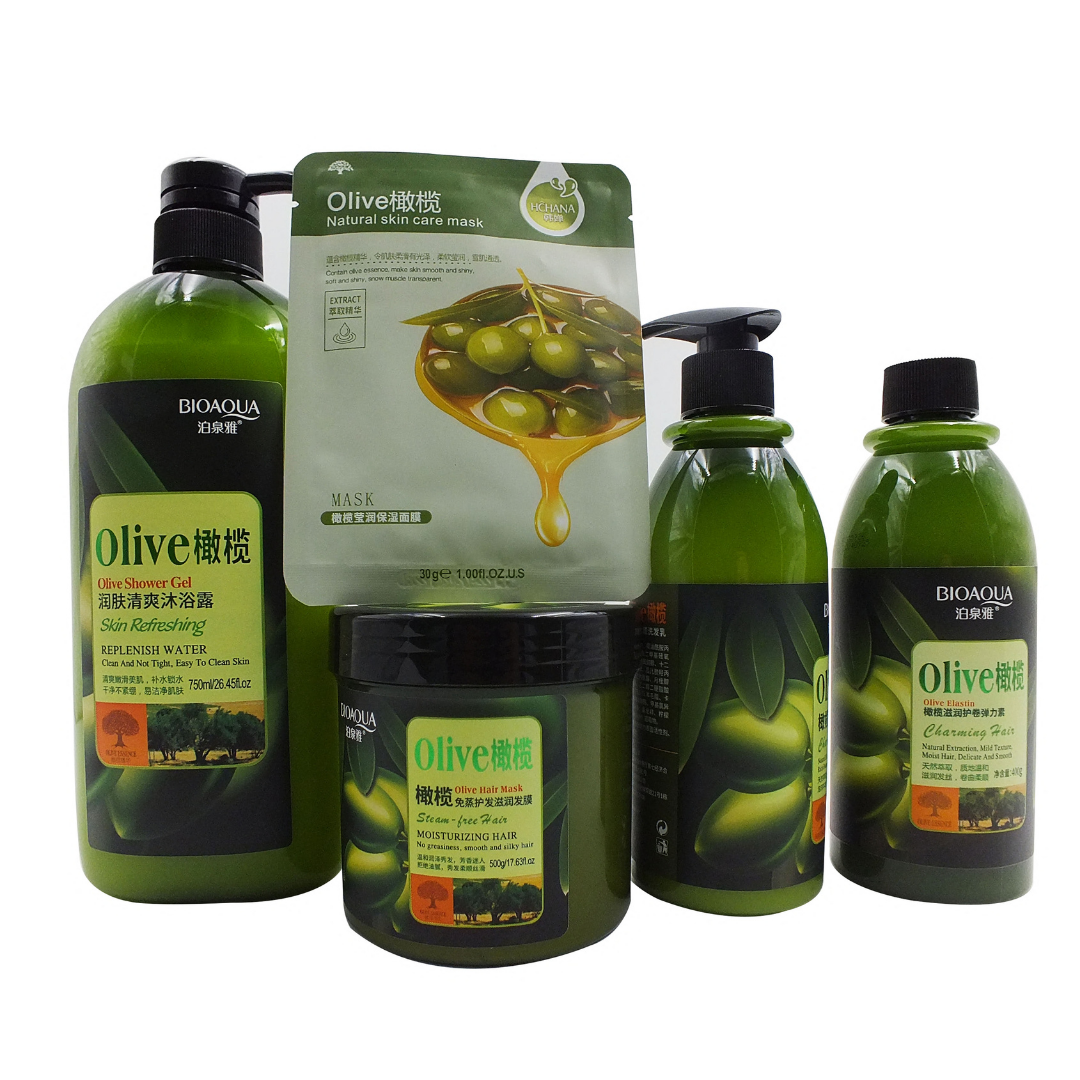 Kit Hidratante De Aceite De Oliva Para Piel Y Cabello OFERTA 2 X 1