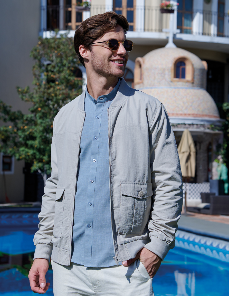 Chamarra Tipo Bomber Para Hombre Generra 218400