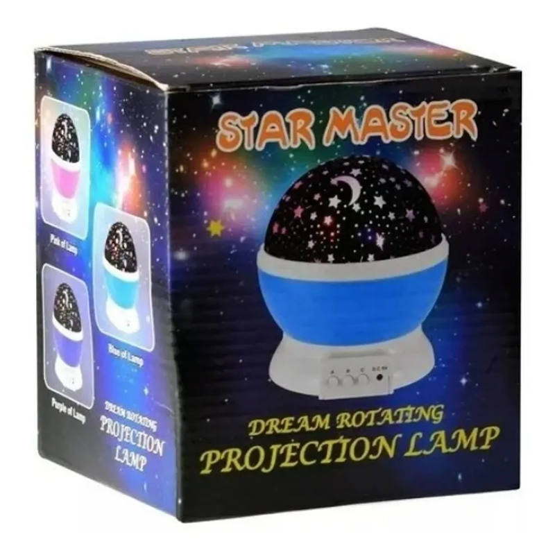 Lampara De Estrellas Proyección En El Techo Usb Y Pila