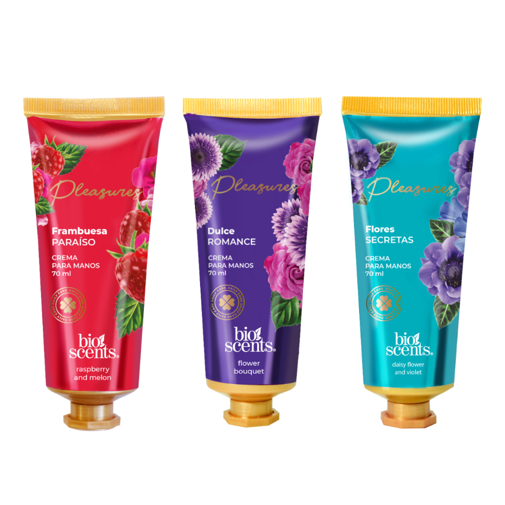 Three pack Hand Cream Mini Pleasures.
