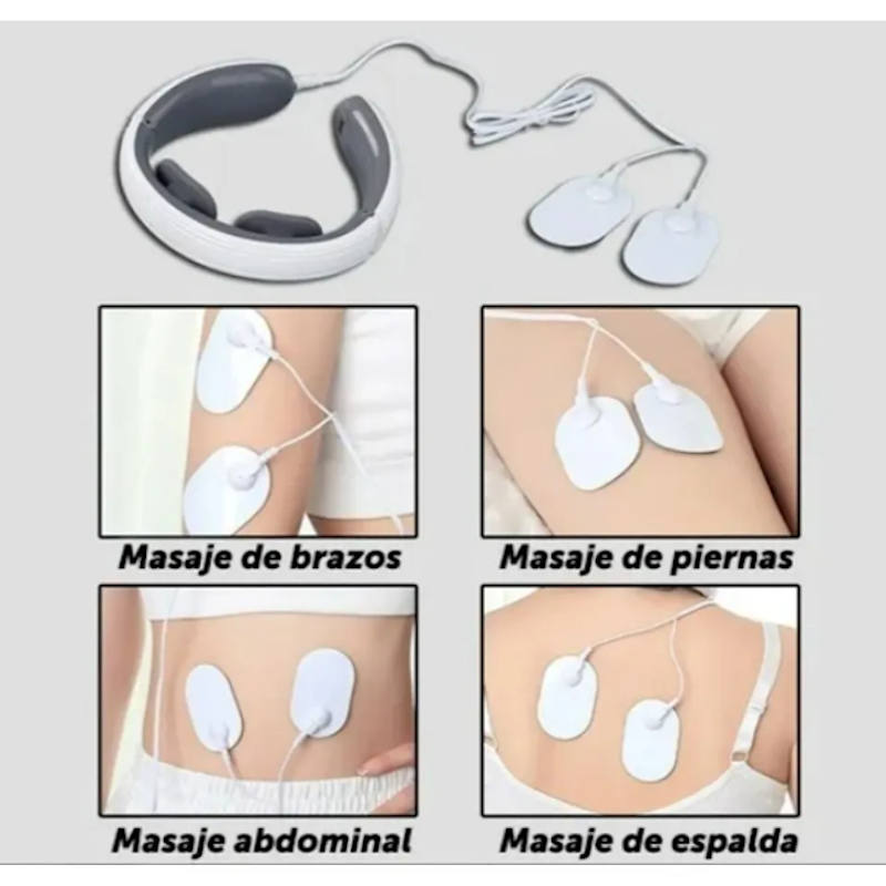 Masajeador Cervical De Cuello Recargable Fisioterapia