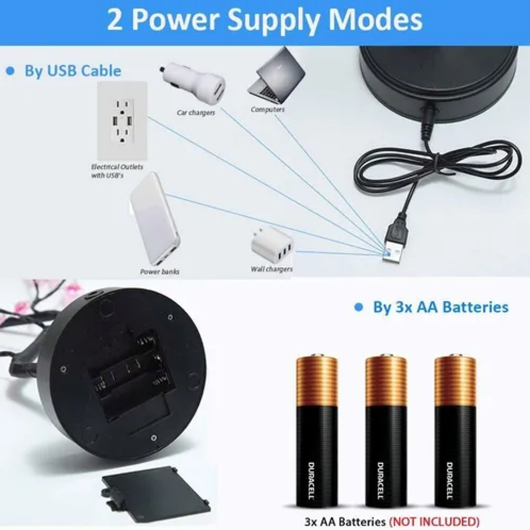 Lámpara Árbol De Bonsái 20 Pulgadas 108 Led Perla Decoración