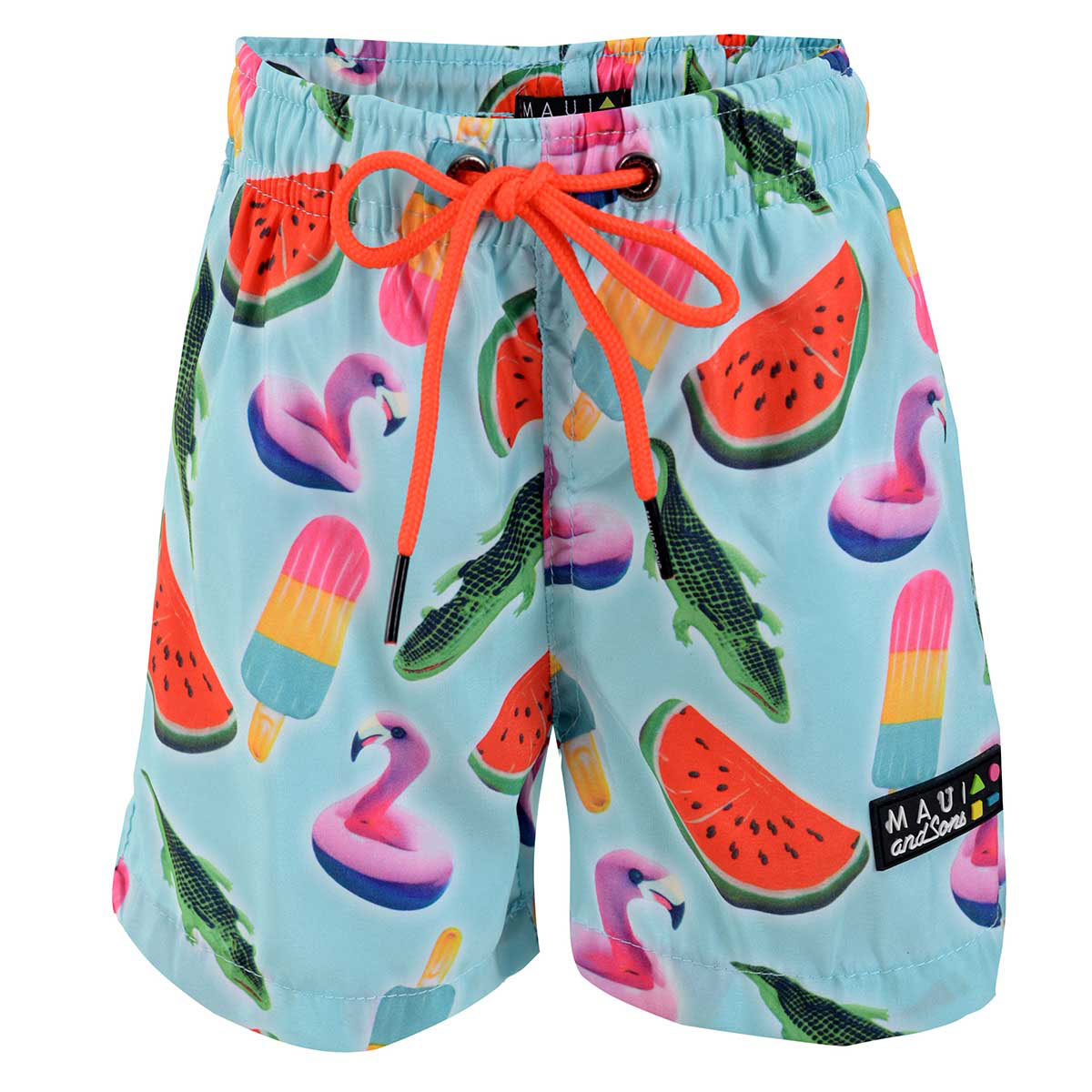 Traje de baño corto para bebo Marca Maui And Sons