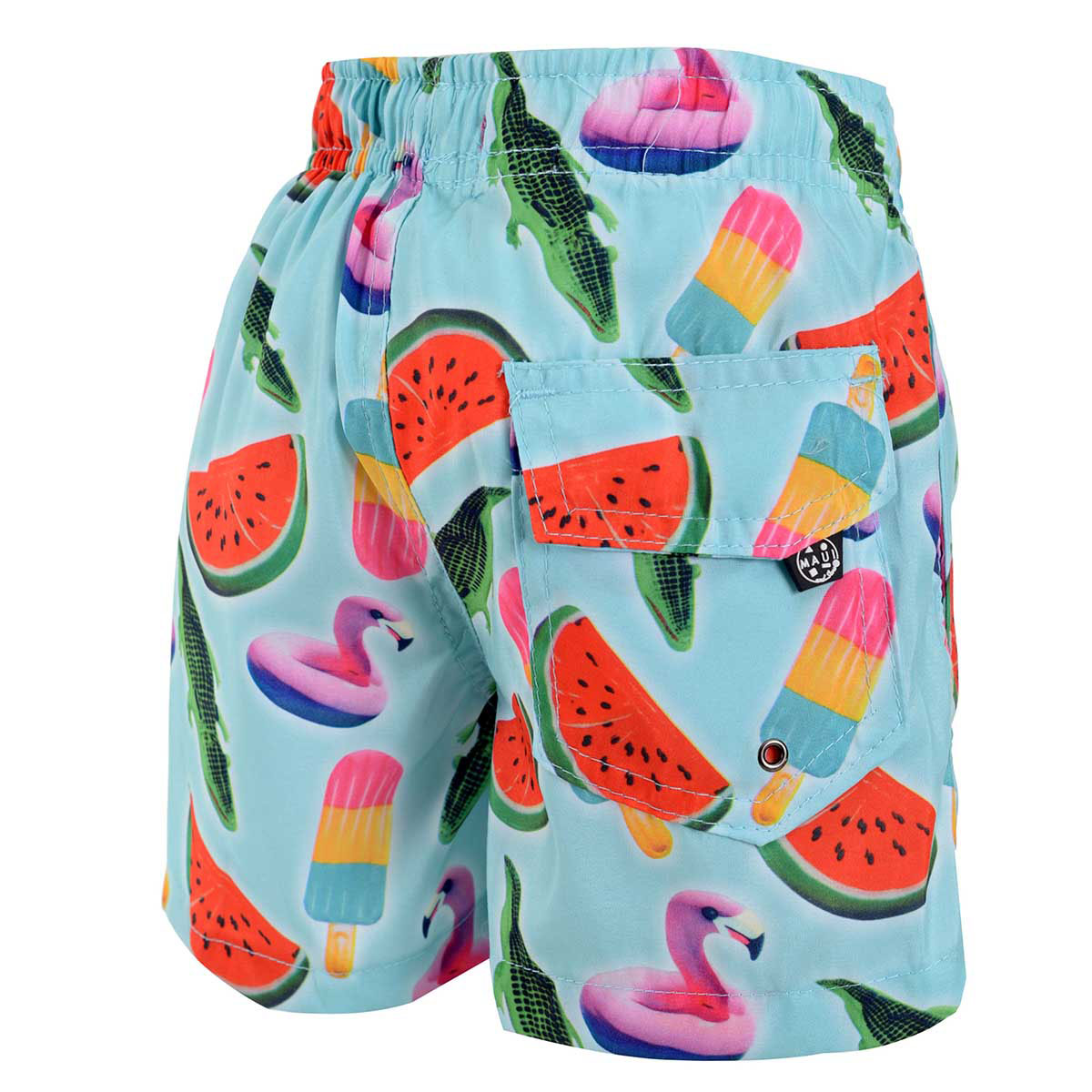 Traje de baño corto para bebo Marca Maui And Sons