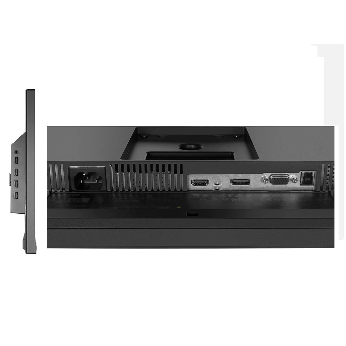 Monitor Lenovo ThinkVision T2224pd LCD 21.5", Full HD, Widescreen, Negro Equipo Clase A, Reacondicionado