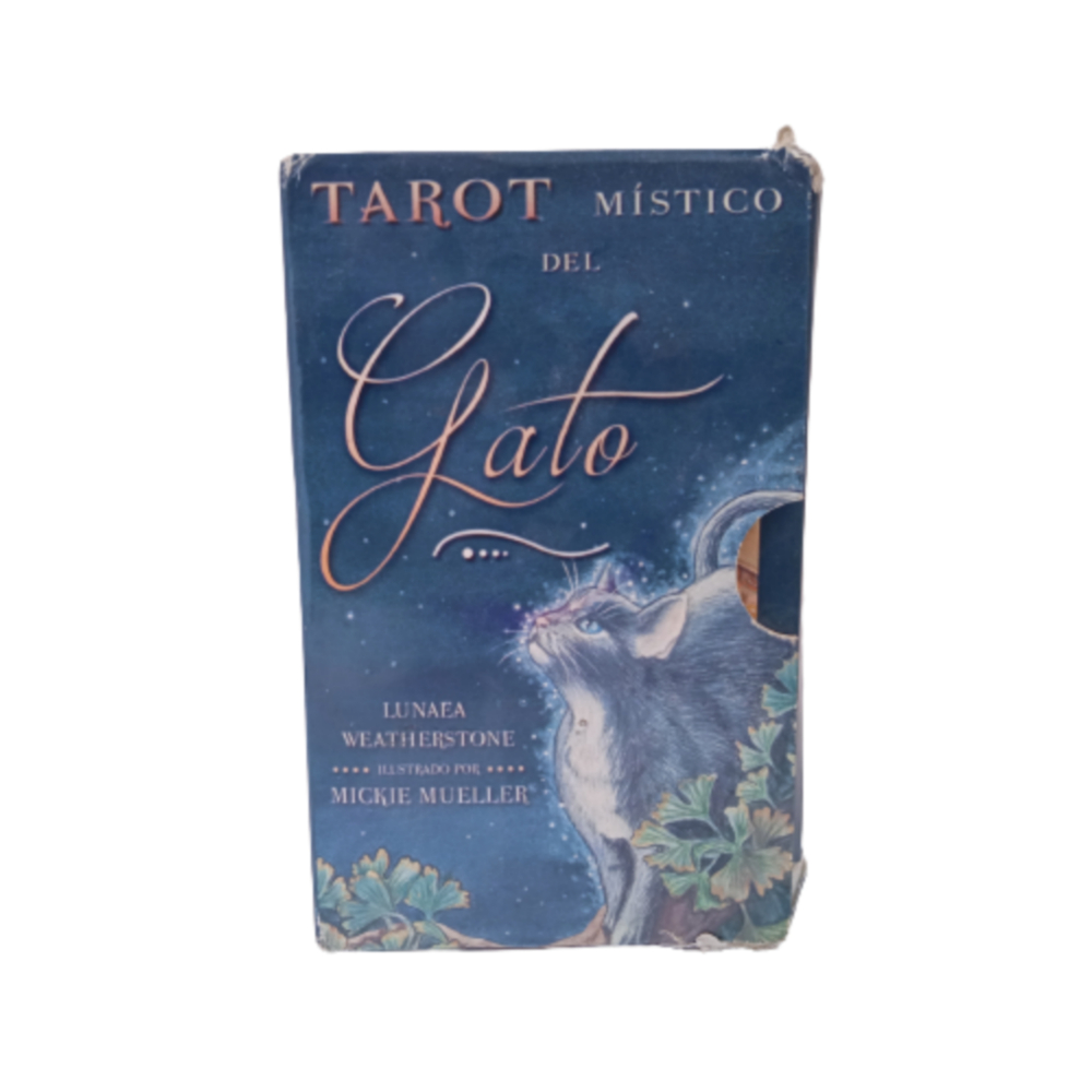 Tarot Místico Del Gato Lunaea Weatherstone Editorial Tomo + Bolso