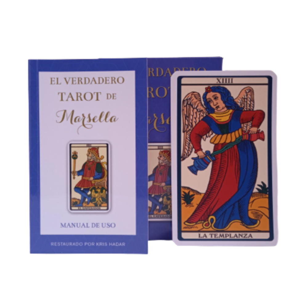 Tarot de Marsella Kris Hadar Editorial Tomo + Bolso