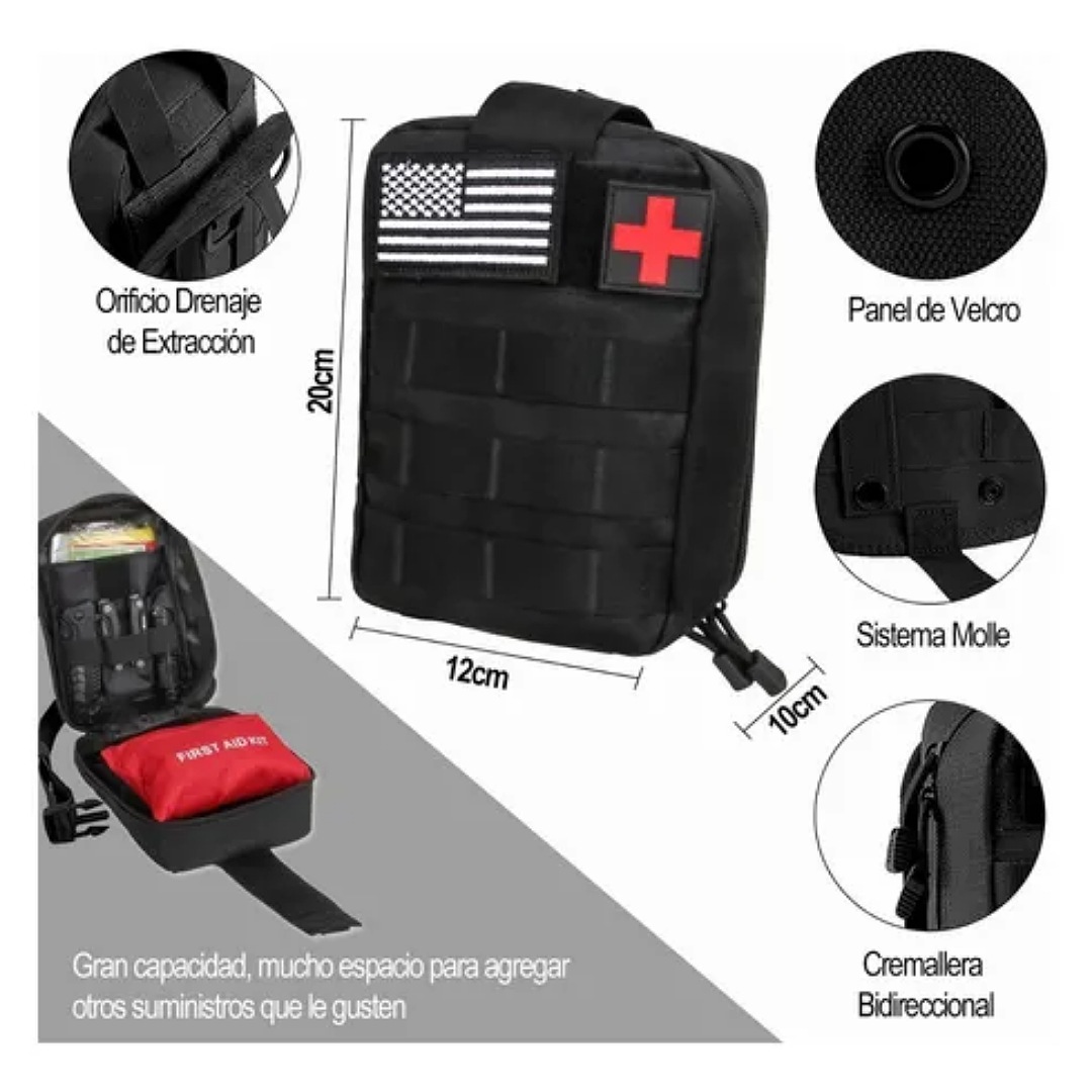 108pzs Kit De Supervivencia Emergencia Para Camping Portátil