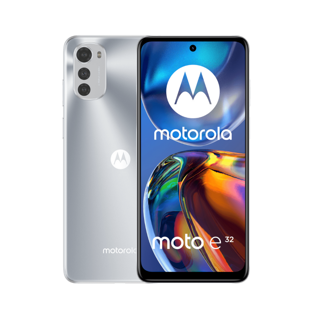 Celular Motorola Moto E32 Plata 4GB + 64GB Desbloqueado