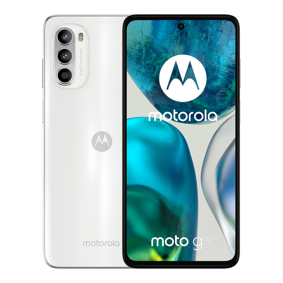 Celular Motorola Moto G52 Blanco 6GB + 256GB Desbloqueado
