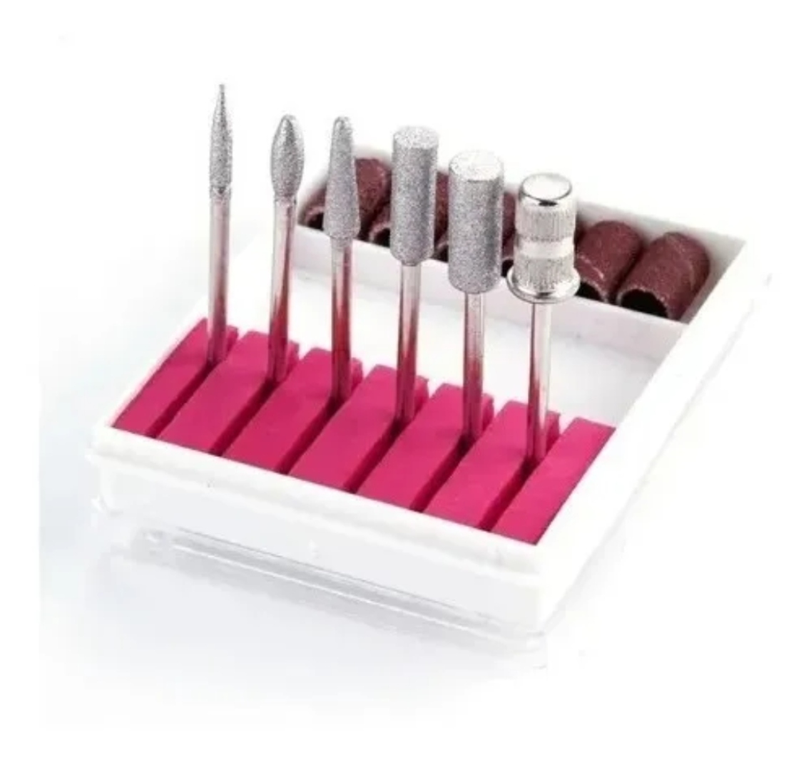 Kit Pulidor De Esmeril Para Cuidado De Uñas Semiprofesional