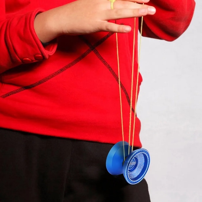 Yoyo Profesional Para Niños Con 3 Cuerdas 1 Guante Aluminio