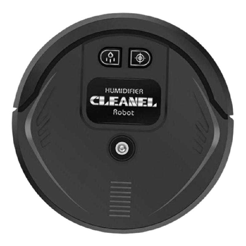 Barredora Automática Negra Humificador Inteligente Recargable