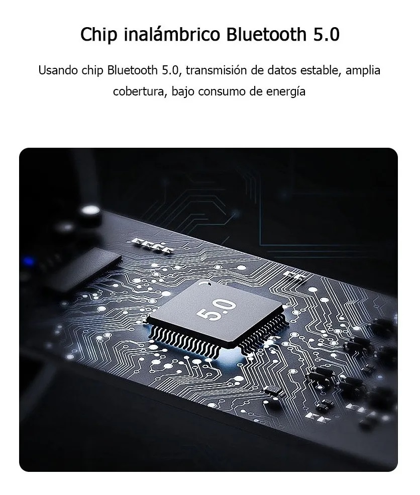 Audífonos Inalámbricos Con Pantalla Táctil Control De Ruido