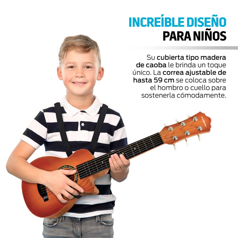 Guitarra para Niños de 4 a 12 años con Correa Ajustable Redlemon