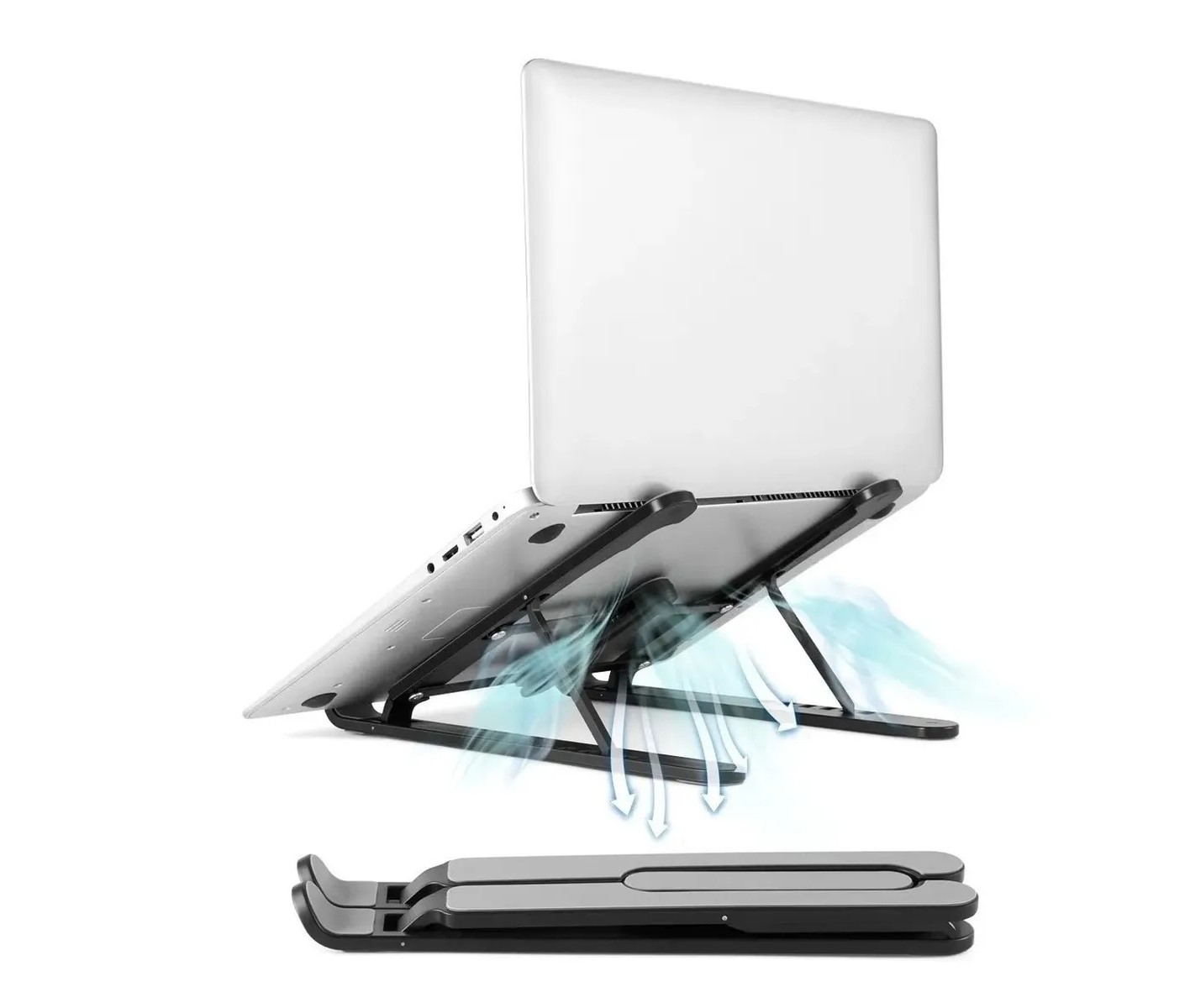 Soporte Elevador para Laptop hasta 15- Diseño Plegable y Altura