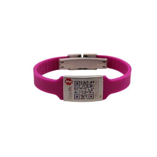 Pulsera de Identificación Médica con código QR Codylife Niza Flex