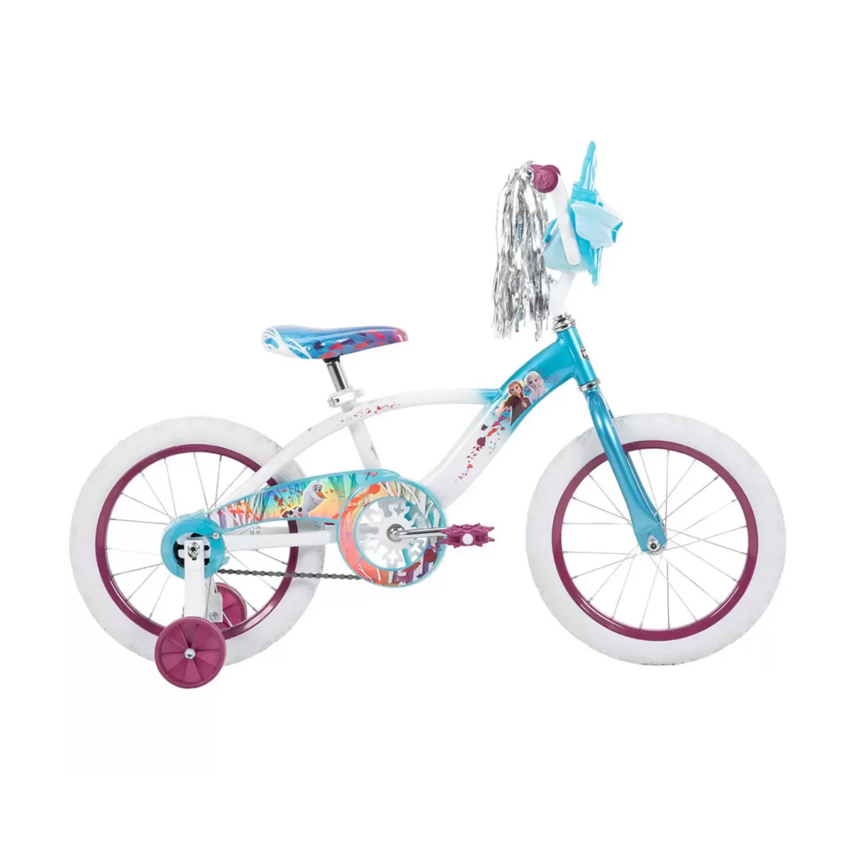 Combo De Bicicleta R16 Y Scooter Plegable Huffy Disney Frozen 21430M CST