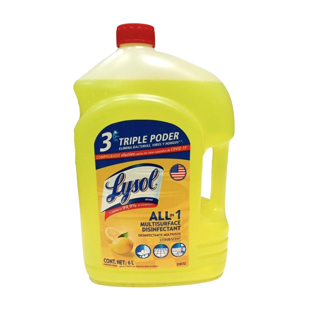 Limpiador Desinfectante Multiusos Lysol 594613 6 Litros CST