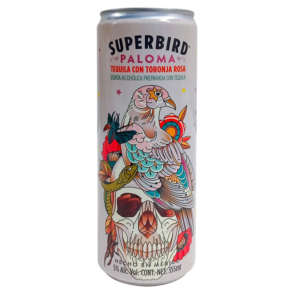 24 Pack Superbird Paloma Ready To Drink Tequila Con Toronja