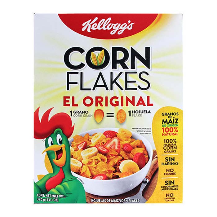 Cereal Corn Flakes Kelloggs de 370 g