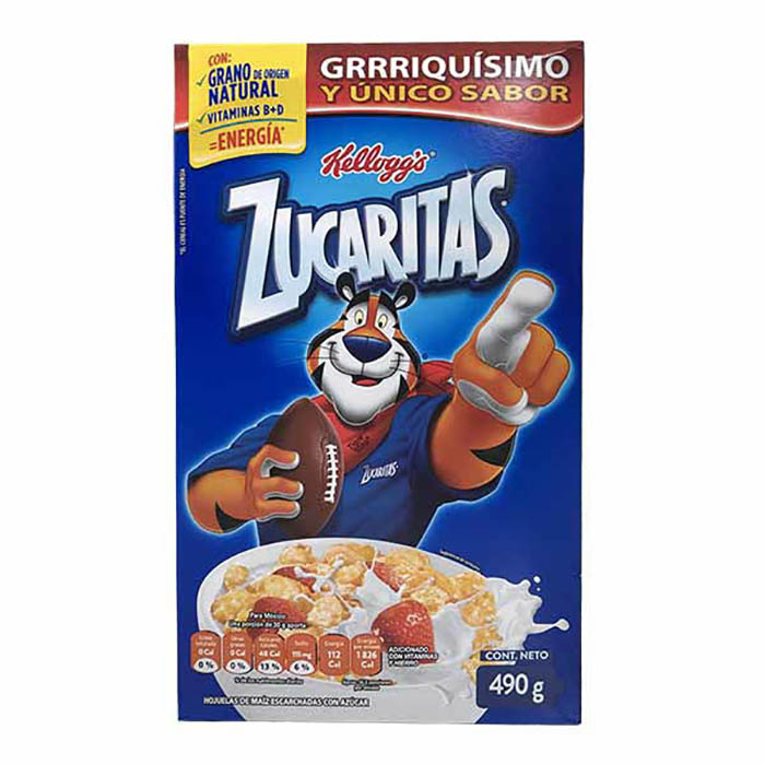 Cereal Zucaritas Kelloggs de 490 g