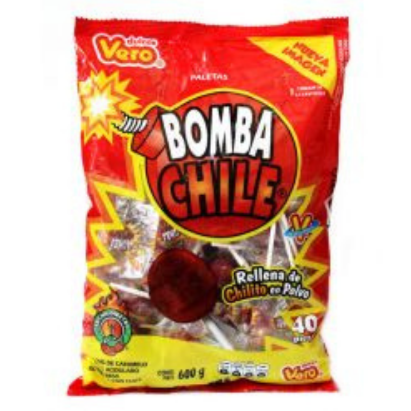 PALETA BOMBA CHILE 40 PIEZAS