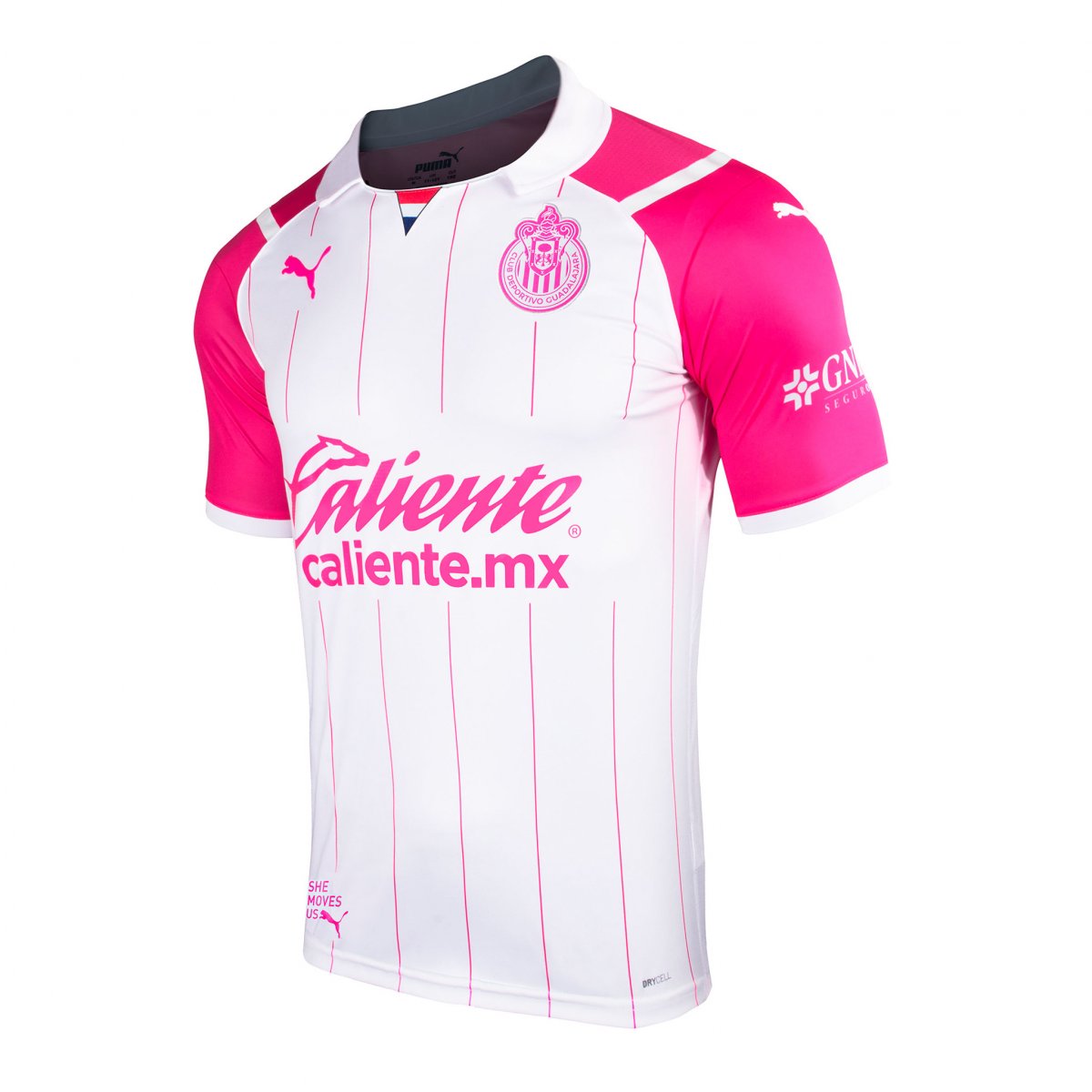 Jersey Puma de las Chivas del Guadalajara Edicion Especial Pink Project Rosa 