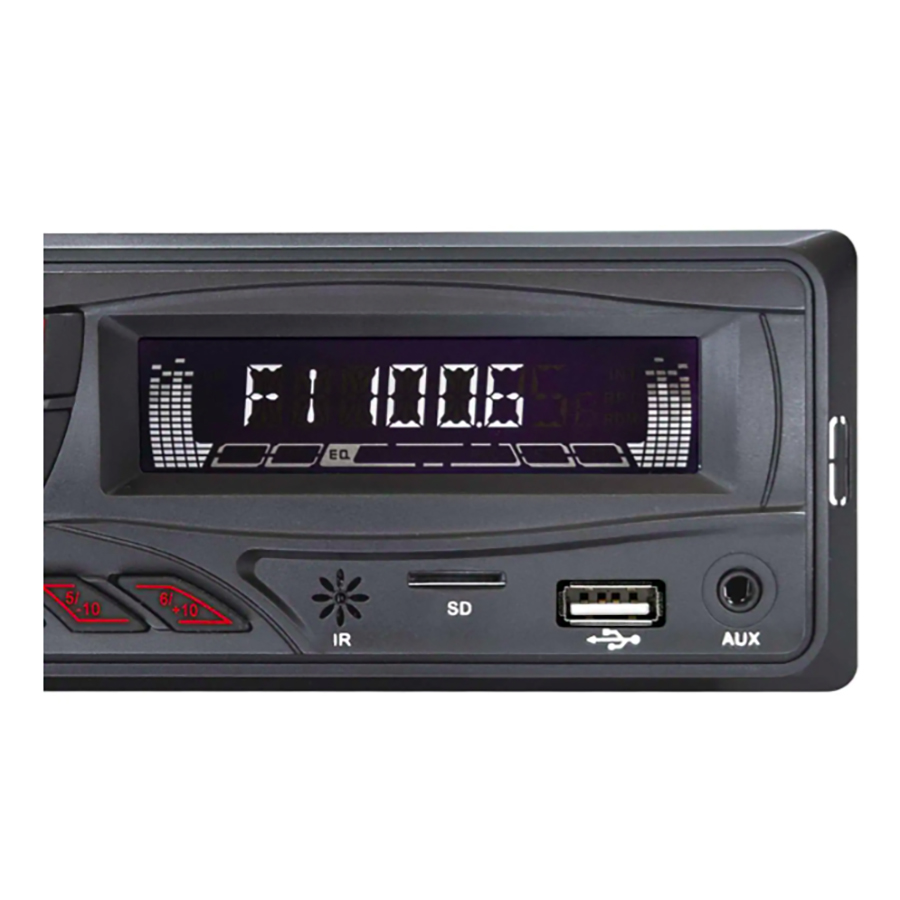 Autoestéreo Bluetooth USB AUX FM SD MP3 Mitzu Mcs-9923