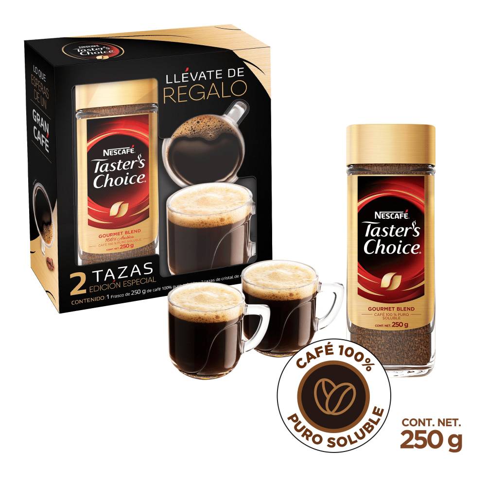 NESCAFE TASTERS CHOICE DE 250 GR.