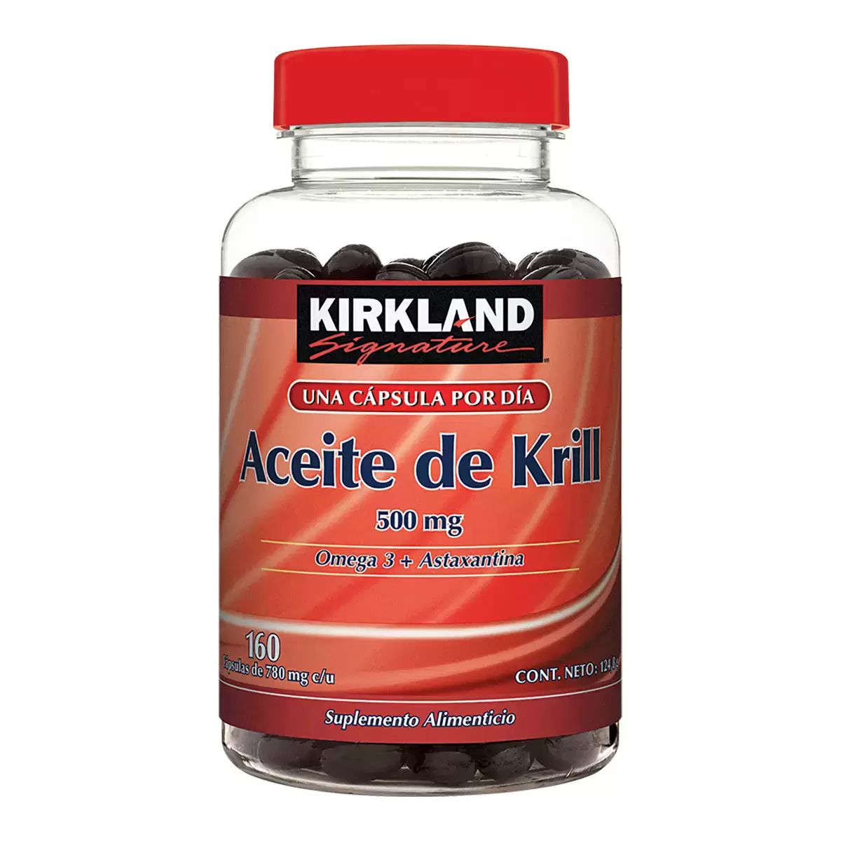 Aceite De Krill 500mg 160 Cápsulas Kirkland Omega 3