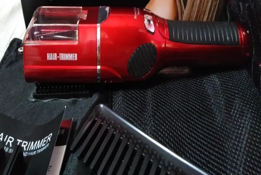 Máquina Quita Orzuela Y Puntas Abiertas, Broken Air Cut Color ROJO