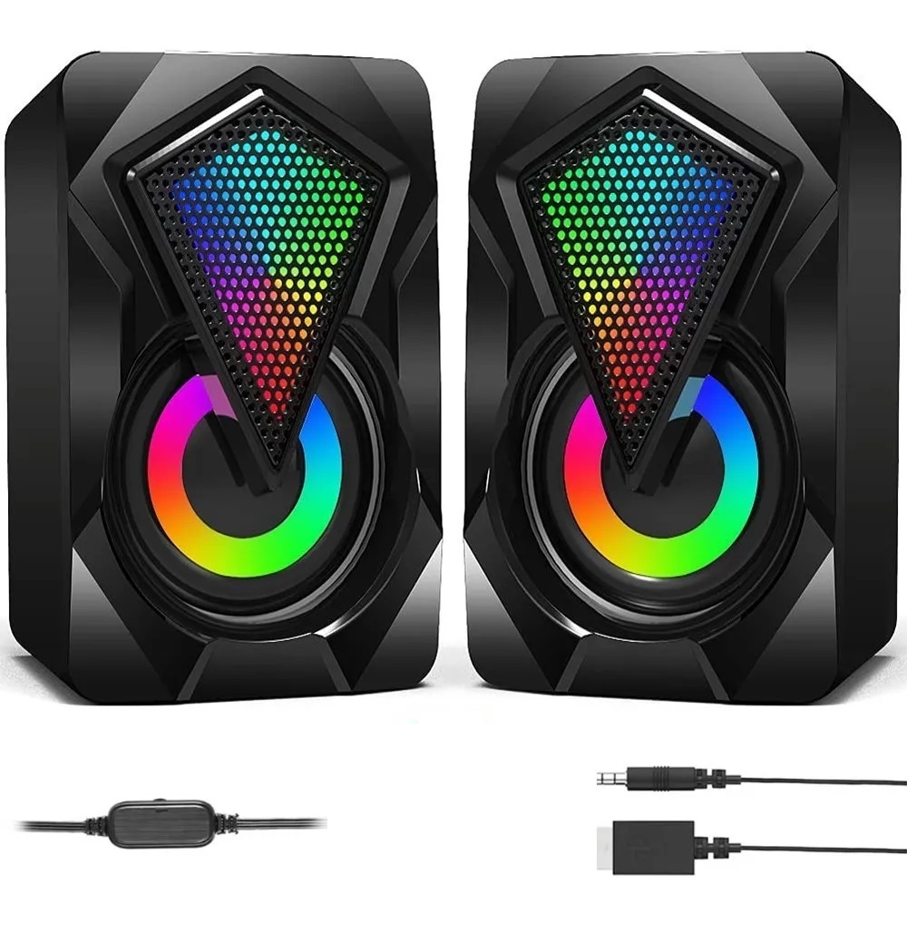 Bocinas De Multimedia Para Computadora Led