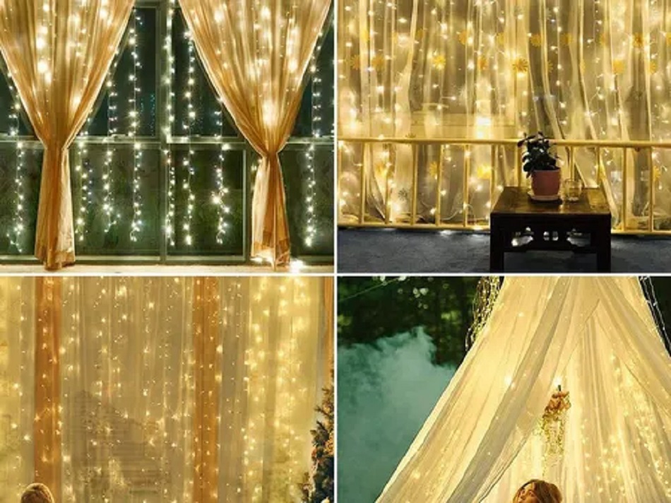 Cortina De Luces Led Para Decoracion 