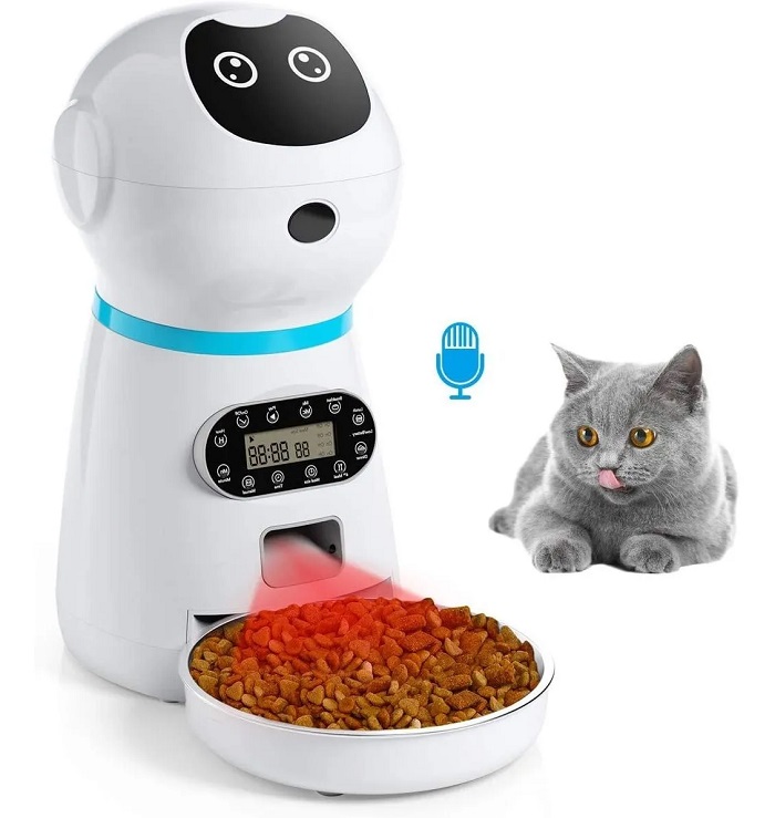 Dispensador De Alimento Automatico Para Perros Y Gatos 