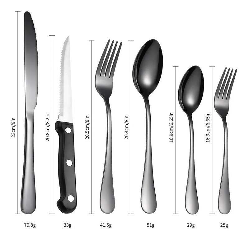 Set 48 Cubiertos Vajilla Cuchillo Cuchara Tenedor Color Plata