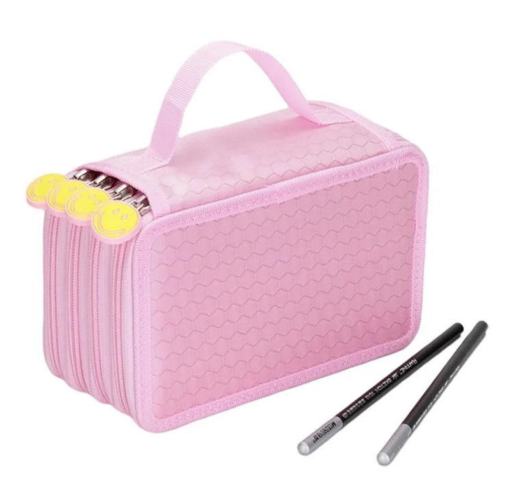 Lapicera Organizador De Lapices Colores Rosa