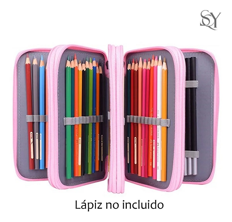 Lapicera Organizador De Lapices Colores Rosa