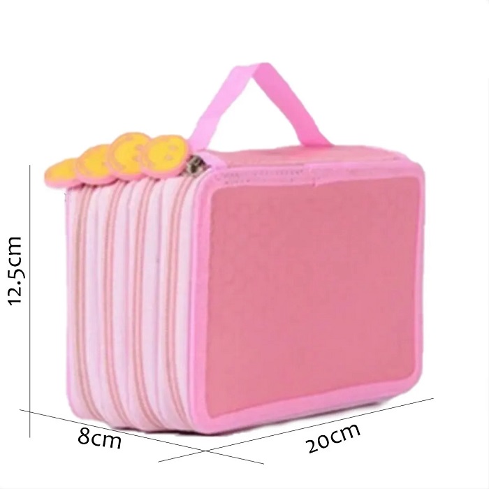 Lapicera Organizador De Lapices Colores Rosa