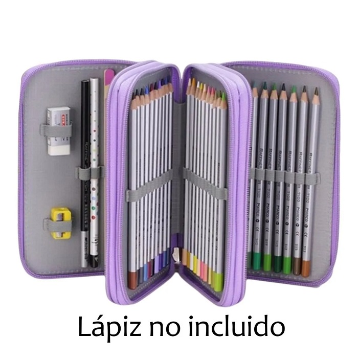 Lapicera Organizador De Lapices Colores Morado