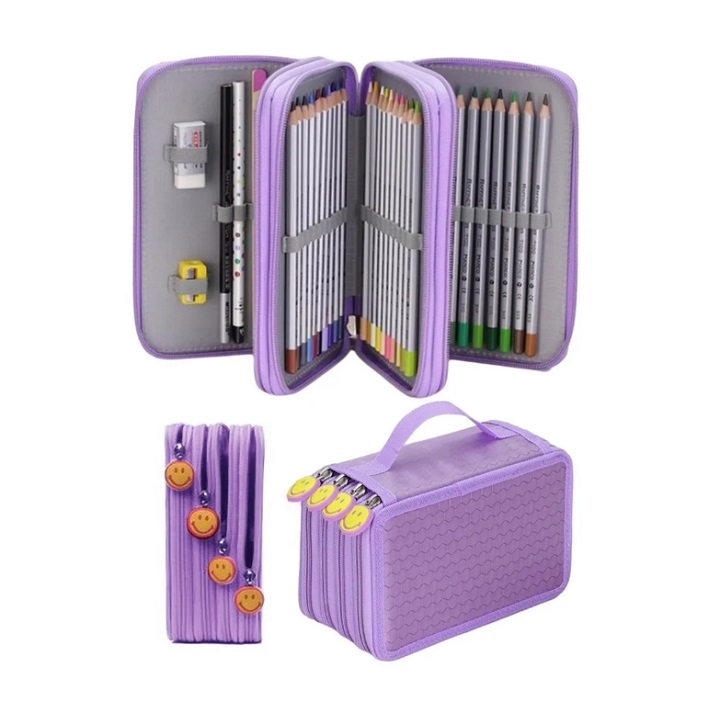 Lapicera Organizador De Lapices Colores Morado
