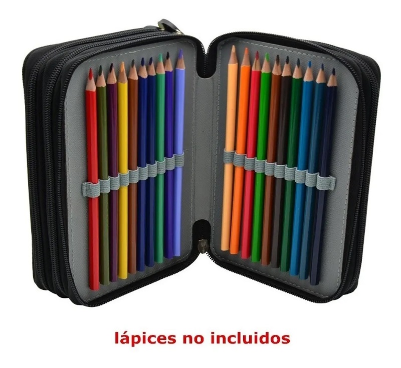 72 Agujeros Organizador Estuche Lapices Colores Full,rosado