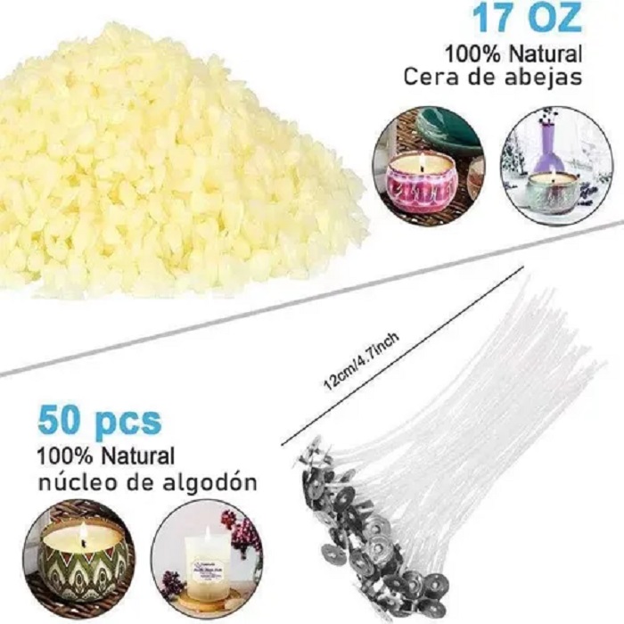 Kit Fabricación Velas Manualidades